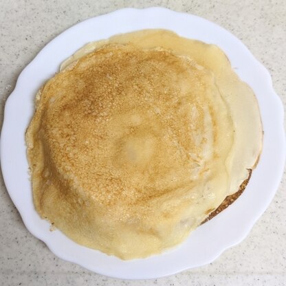 たまごなしで寝かす必要のない生地を探してました！
すぐ食べたかったので助かりました♪
簡単美味しい♪